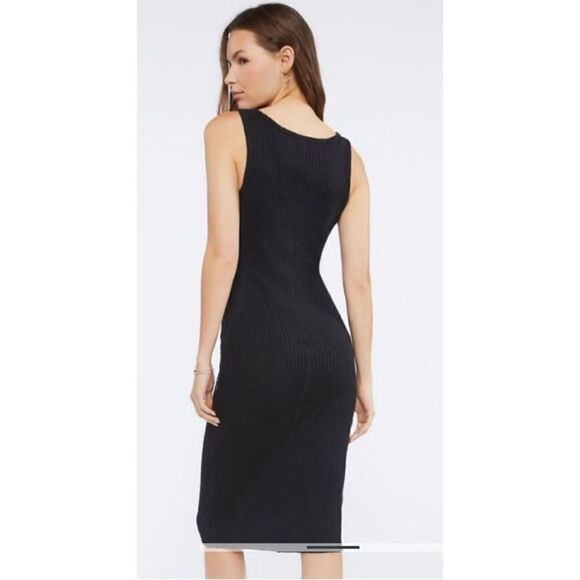 Forever 21 black shell knit tank dress - Picture 3 of 7